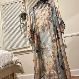 Cute cardigan call also be used as a beach cover